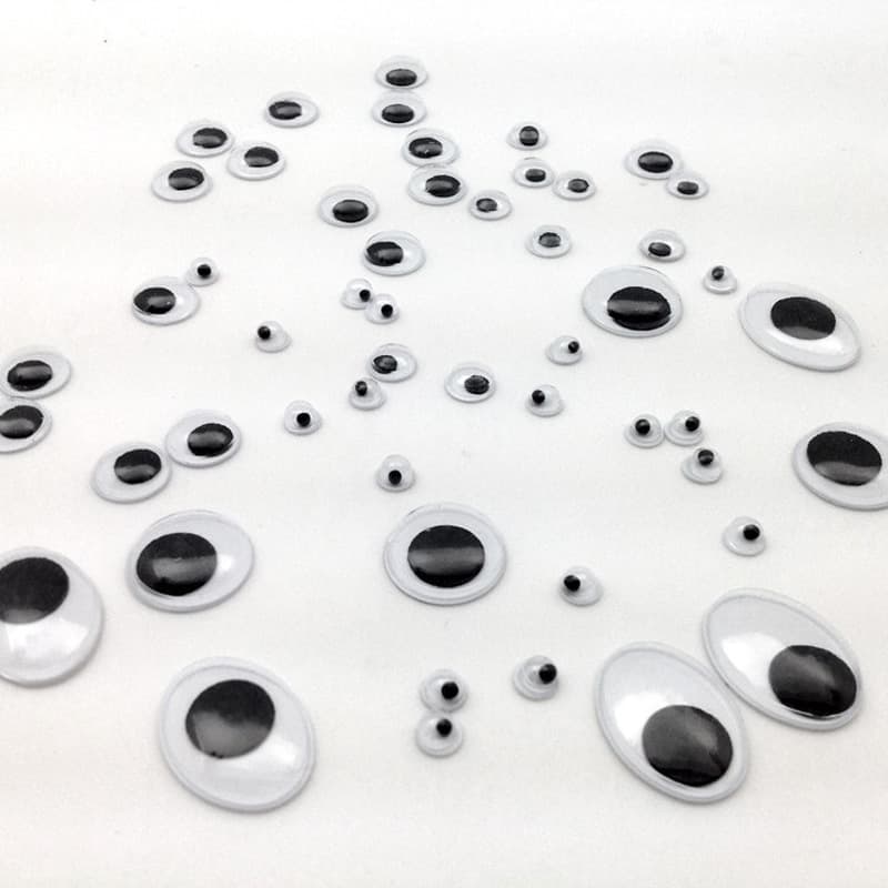 Factory Price Wholesale Eyes DIY Toys Plastic Environmental Protection Eyes Eyes Colored Tibetan Movement Eyes 4