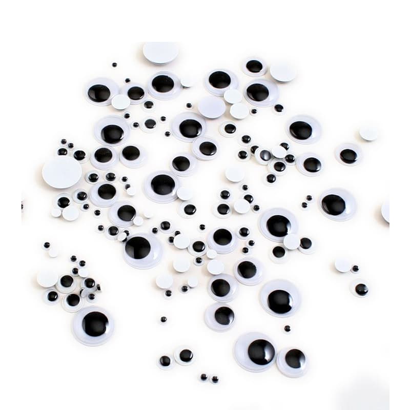 Factory Price Wholesale Eyes DIY Toys Plastic Environmental Protection Eyes Eyes Colored Tibetan Movement Eyes 5