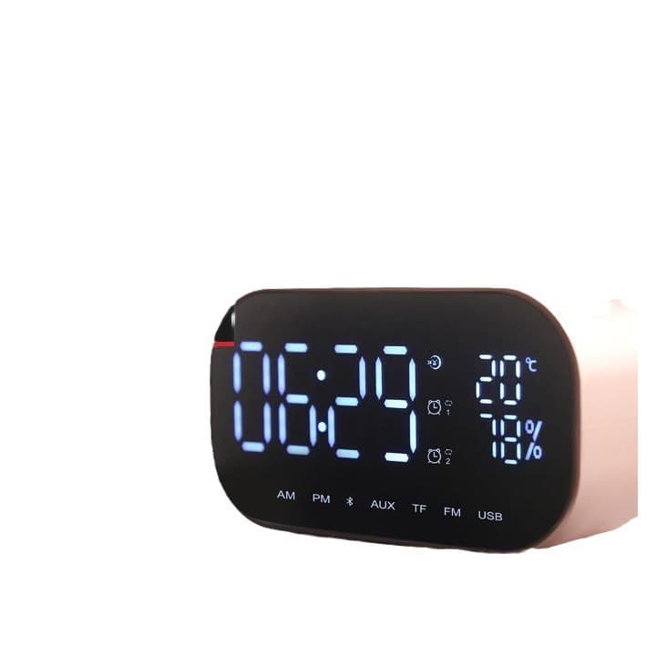 yAyusi S2 Wireless Bluetooth Alarm Clock Speaker with Bass 5