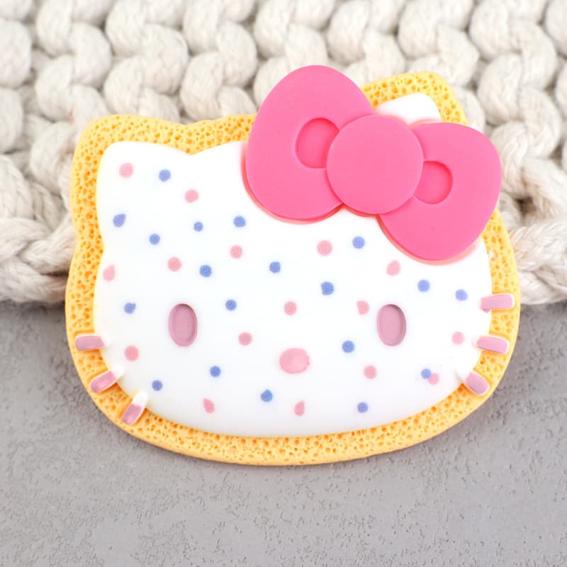 Cream food play with accessories, hair accessory handmade, hairgrip, DIY 2