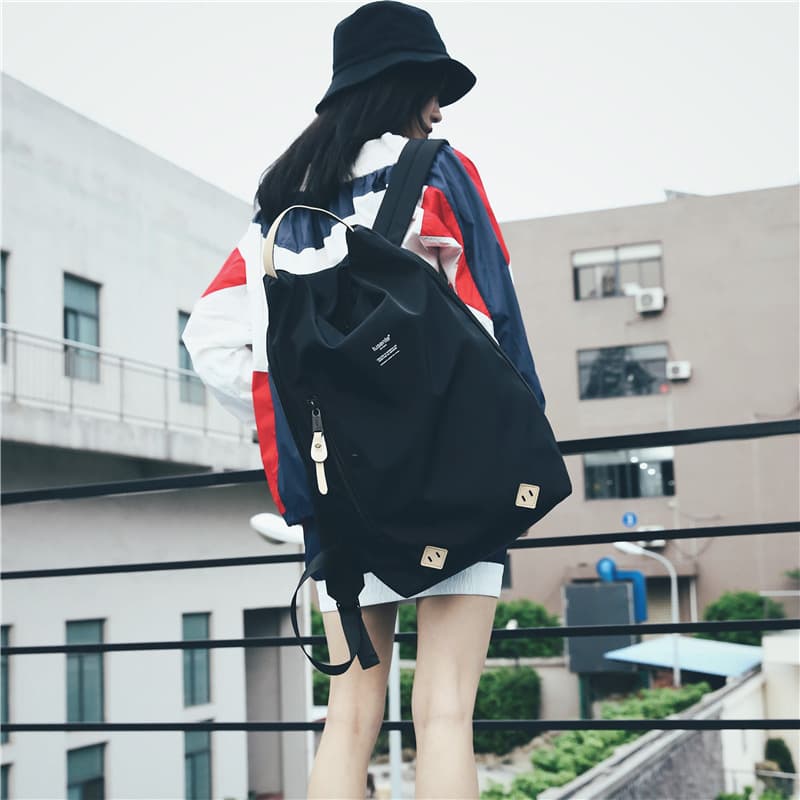 Big capacious nylon travel bag, sports sports bag for men and women, backpack 2