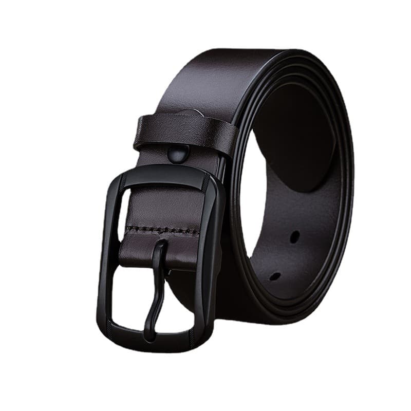 Leather universal elite belt, cowhide, genuine leather 5