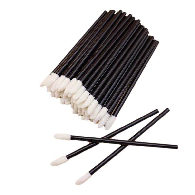Disposable lip brush 50/pack of flocking eyeshadow brush Foundation brush Multifunctional makeup brush Makeup tools wholesale 5