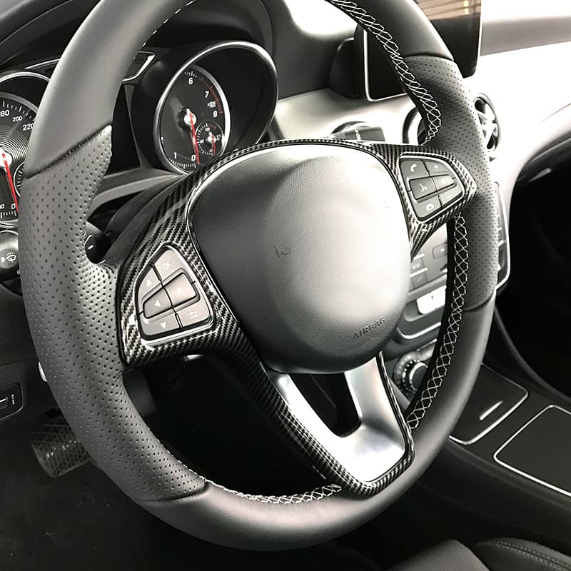 Applicable Mercedes -Benz A B C E GLA GLC CLC CLA GLS Class steering wheel decorative box 5