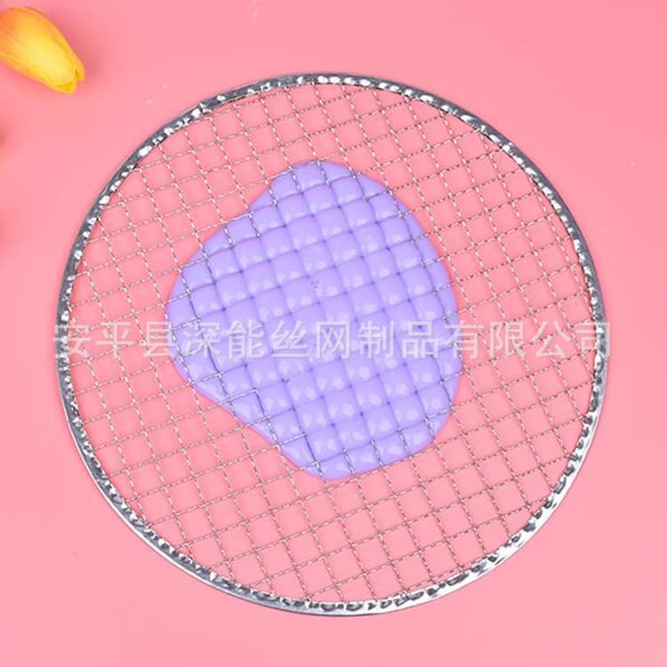 Bubble glue cross grid grid mud grid 16.5cm round grid iron grid 3