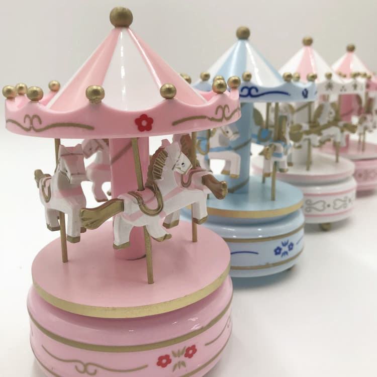 Rotating music box, direct factory sales, Birthday gift 3