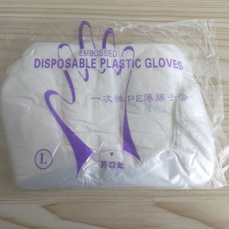 (Wholesale), disposable transparent plastic gloves 2