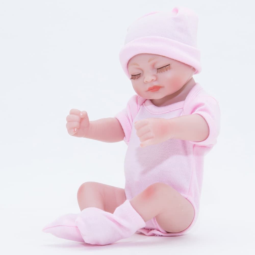 FEELWIND Realistic lifelike doll for baby from soft rubber, family toy, Birthday gift 2