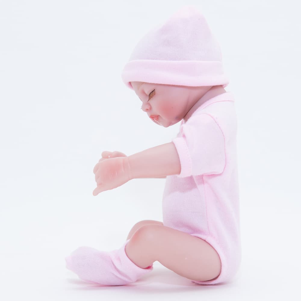 FEELWIND Realistic lifelike doll for baby from soft rubber, family toy, Birthday gift 3