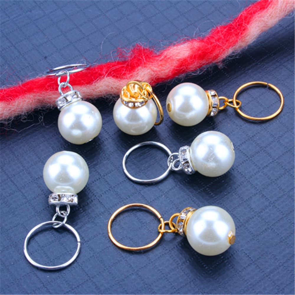 Dreadlocks with accessories, small bell, hair accessory, pendant, with snowflakes 3