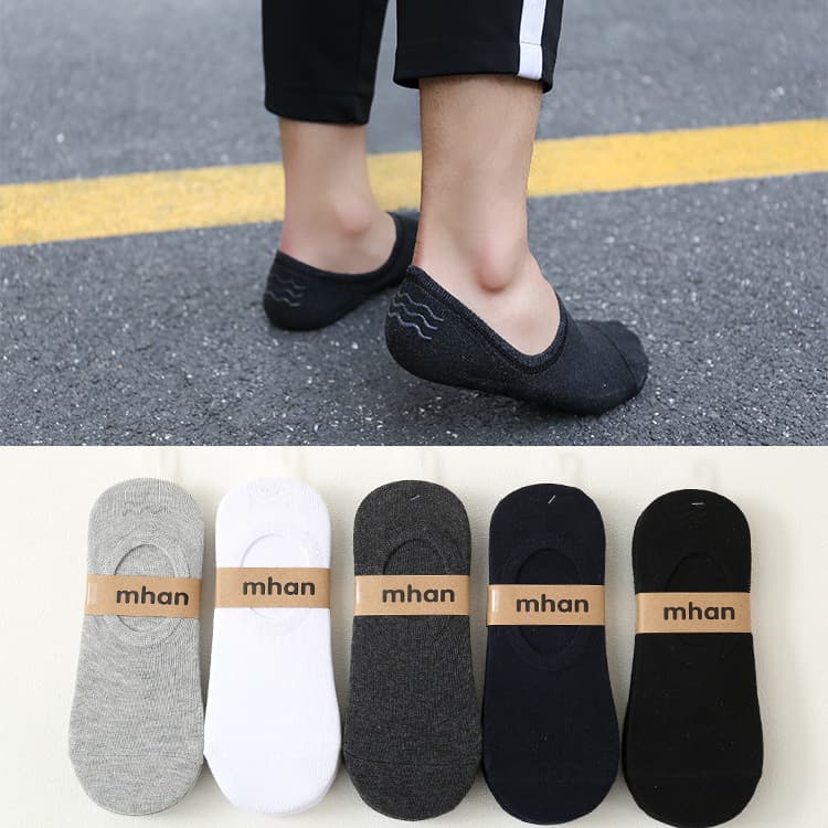 Men's universal invisible summer silicone socks, non-slip waist belt 2