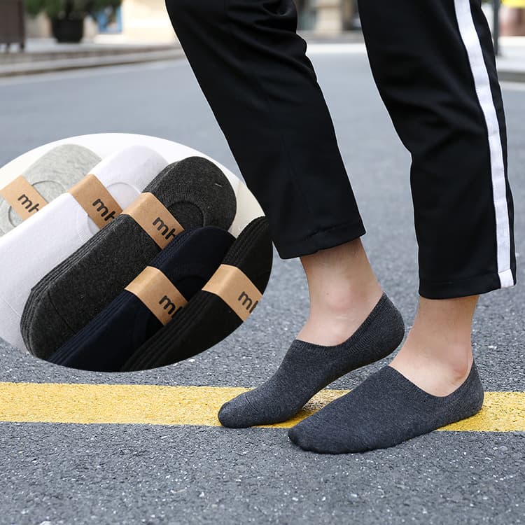 Men's universal invisible summer silicone socks, non-slip waist belt 3