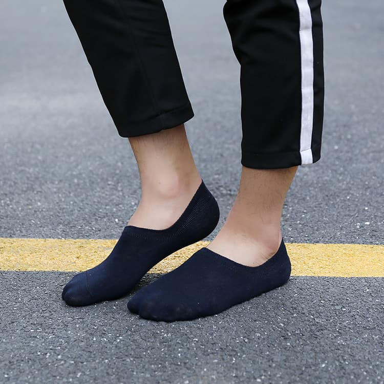 Men's universal invisible summer silicone socks, non-slip waist belt 4