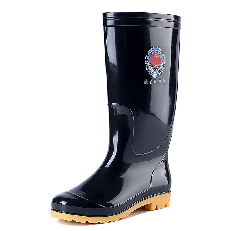 3531 New high -tech rain boots 1806 three defense leader rain boots men's labor protection rubber shoes fishing water shoes manufacturers wholesale 3