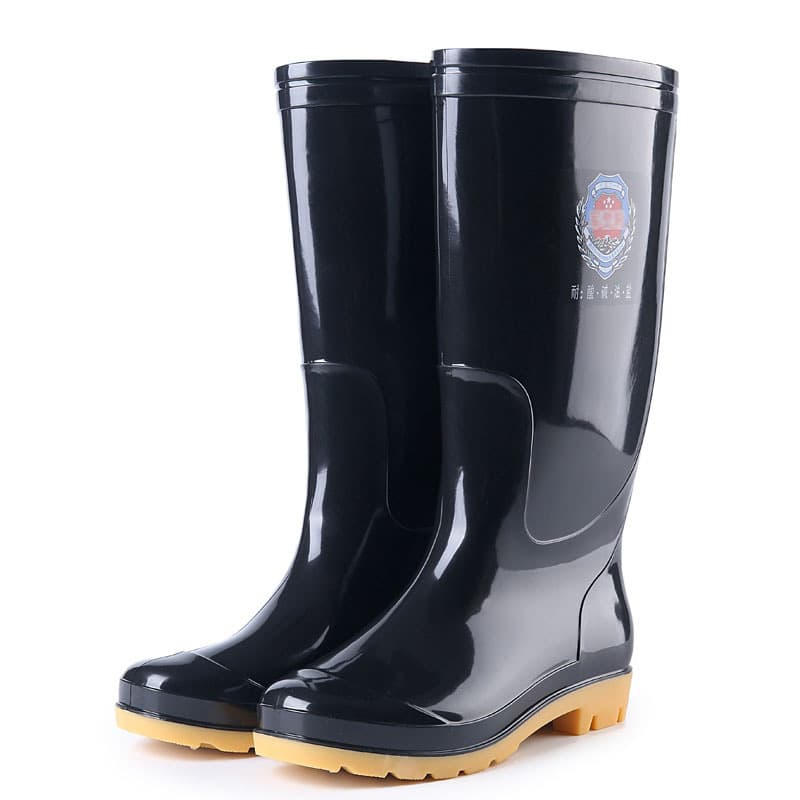 3531 New high -tech rain boots 1806 three defense leader rain boots men's labor protection rubber shoes fishing water shoes manufacturers wholesale 5