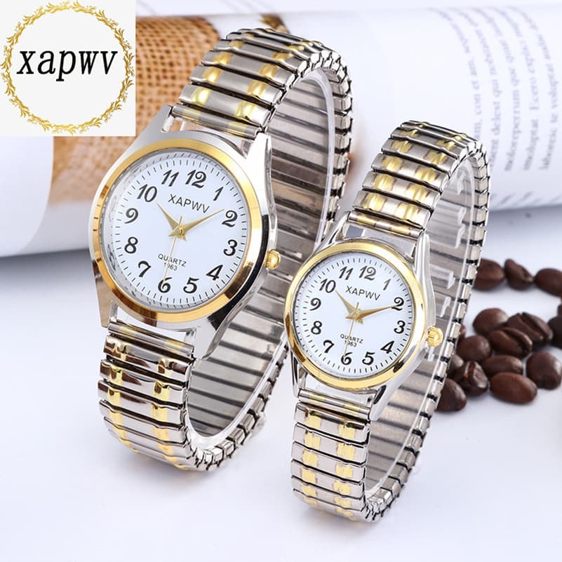 Dial for elderly, elastic quartz fashionable swiss watch, for middle age, for beloved