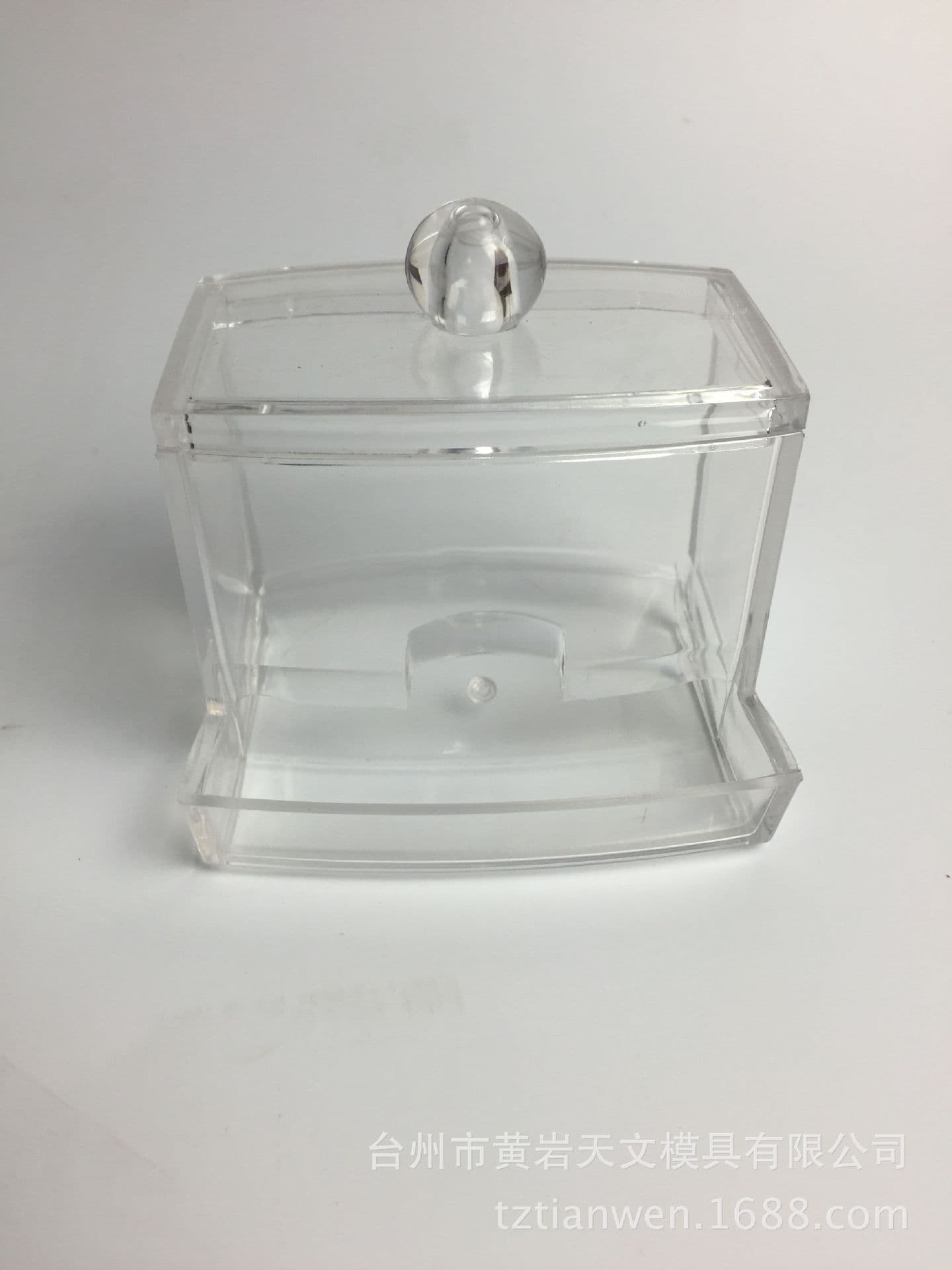Transparent acrylic cotton swabs polypropylene, cotton pads, storage box, sample 1