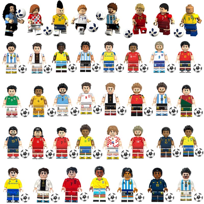 Cross-border wholesale XP013-020 G0103 0104 G0112 G0163 football star wood villain 1