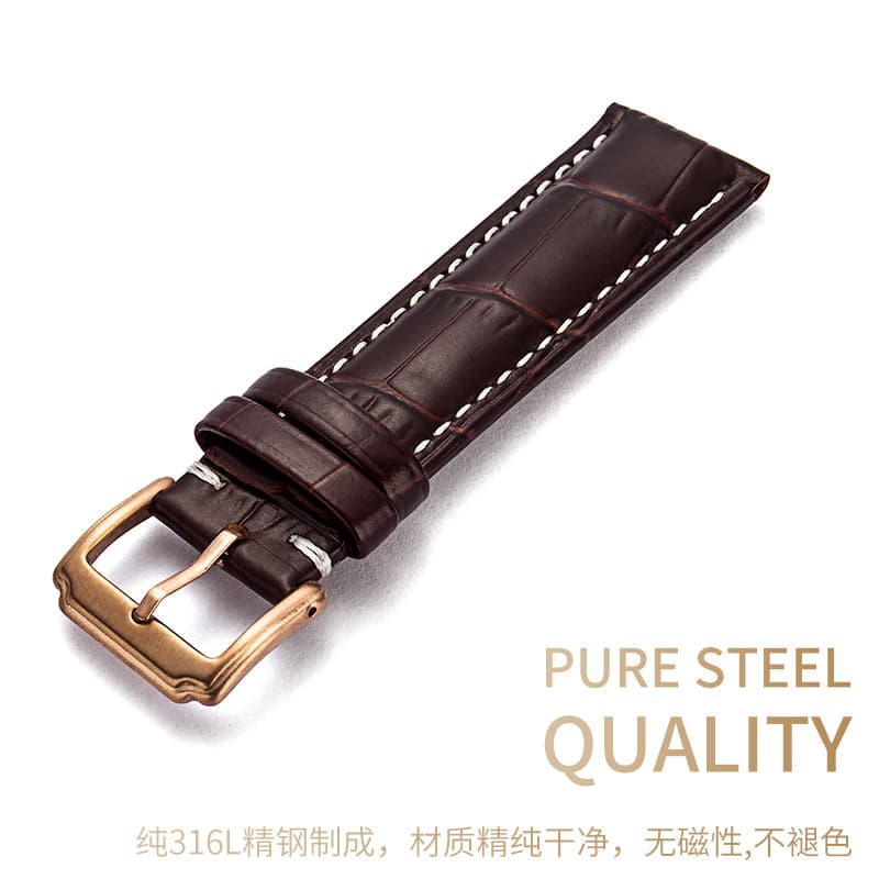 Watch strap, accessories, genuine leather 4