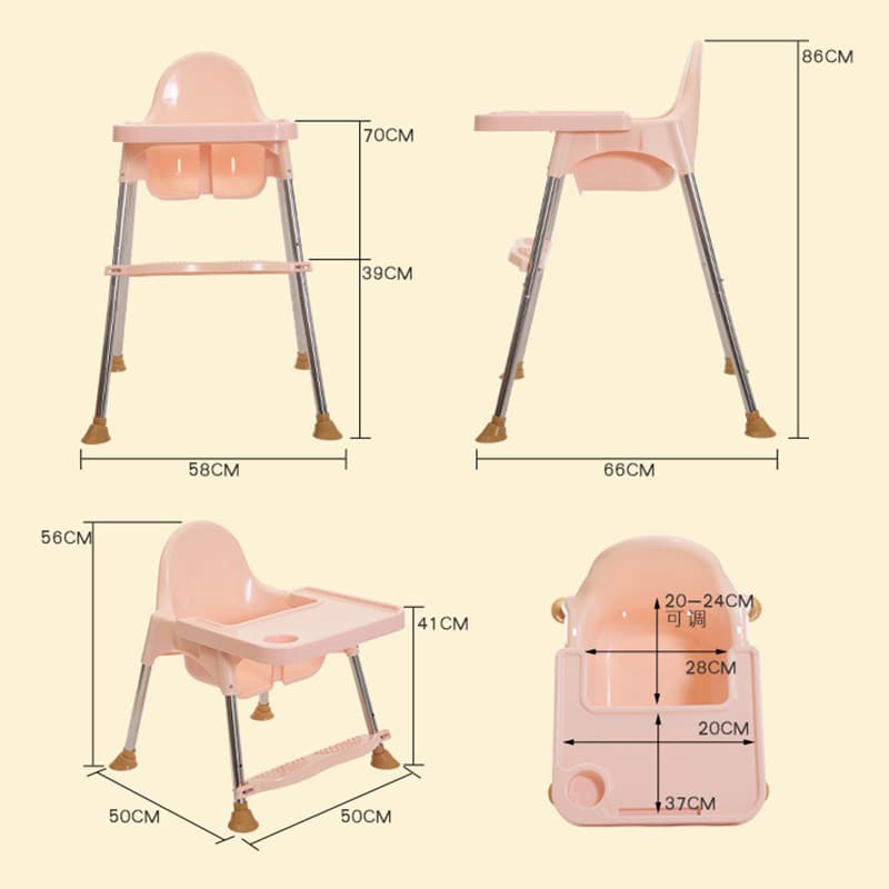 Children's highchair for feeding, chair for food 4