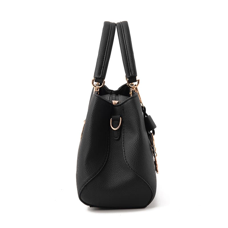 Demi-season purse with bow, one-shoulder bag, hand loop bag, Korean style 2