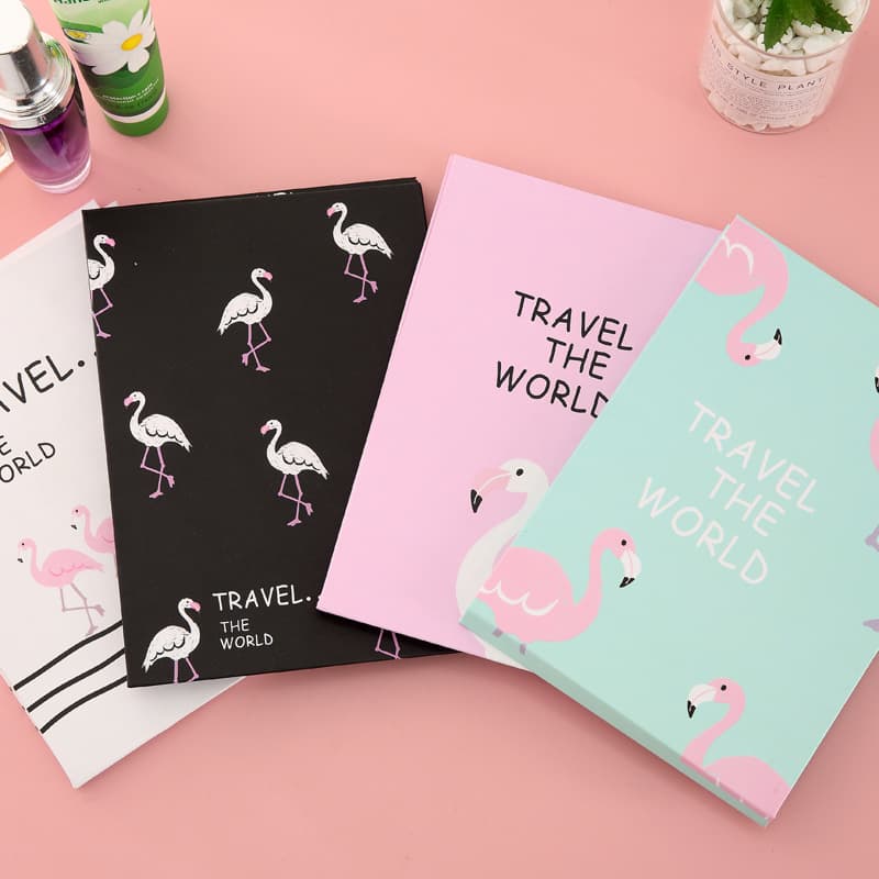 Cartoon folding makeup mirror portable cartoon dormitory paper mirror cute pocket portable cute style 4