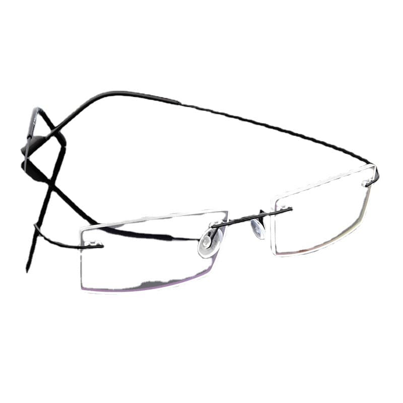 Wholesale ultra -light titanium alloy super bombs -free men's metal glasses rack mirror near -vision frame 5018 5