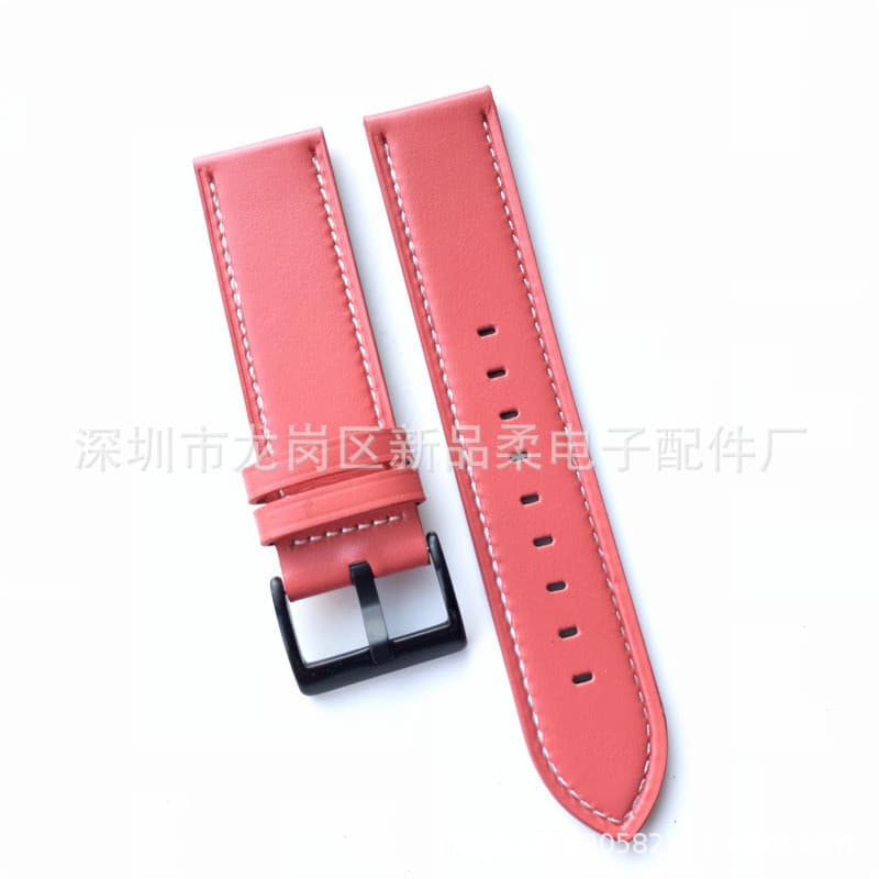 Applicable Amazfit Huami 2 leather strap Amazfit Stratos head layer leather leather leather leather strap spot 3