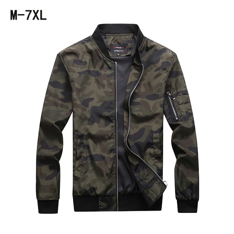 (Cross-border trading), camouflage jacket, baseball uniform for leisure, plus size 1