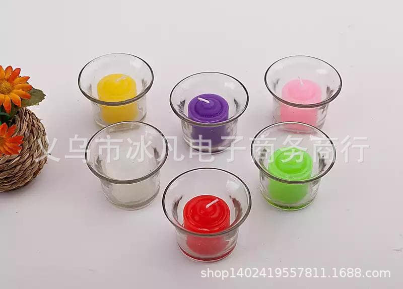 (Wholesale), glass candle, aromatherapy, evening dress 3