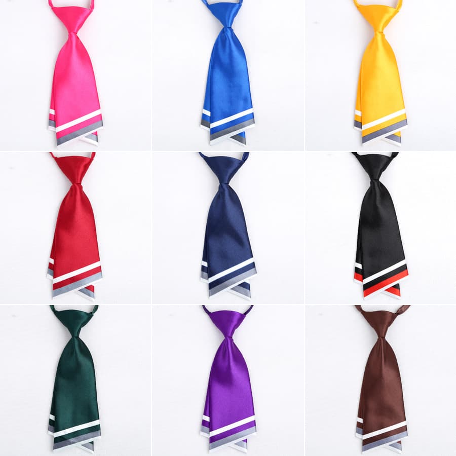 Professional solid color tie for hotel 3