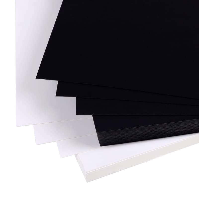 Black white art drawing paper for kindergarten for students, DIY, increased thickness 4