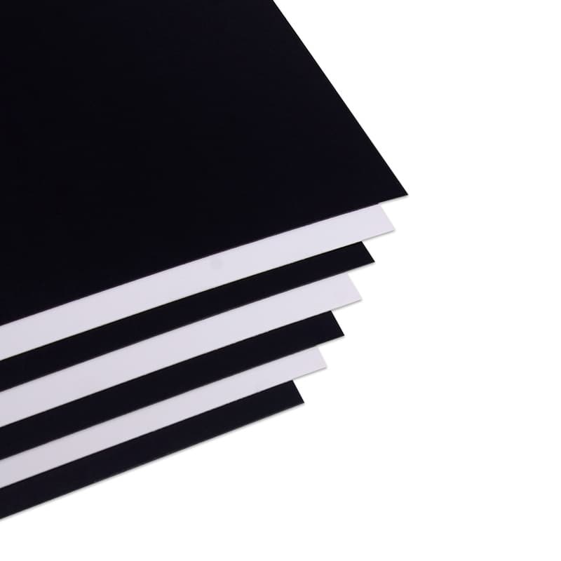 Black white art drawing paper for kindergarten for students, DIY, increased thickness 5