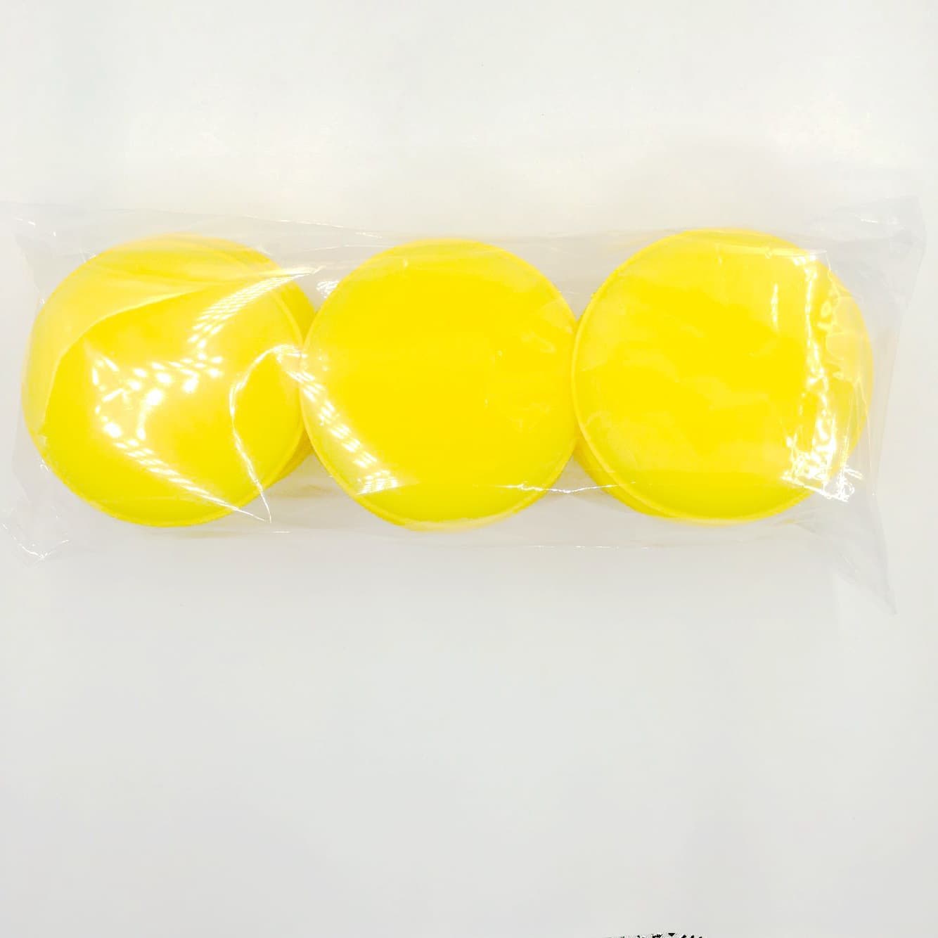 Waxed sponge round polishing cloth, 12 pieces 5