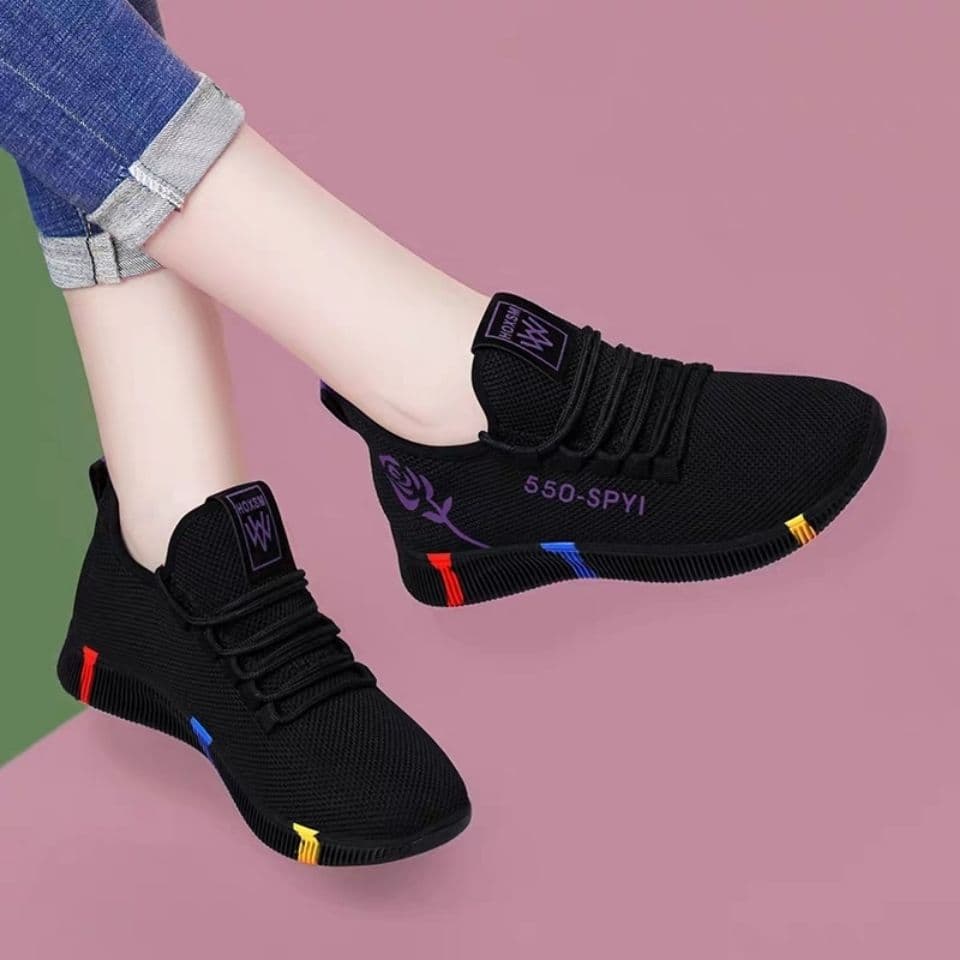 Foreign trade leisure cloth shoes women's new sports shoes women's shoes summer single shoes women's net shoes floor shoe sources trend sports shoes