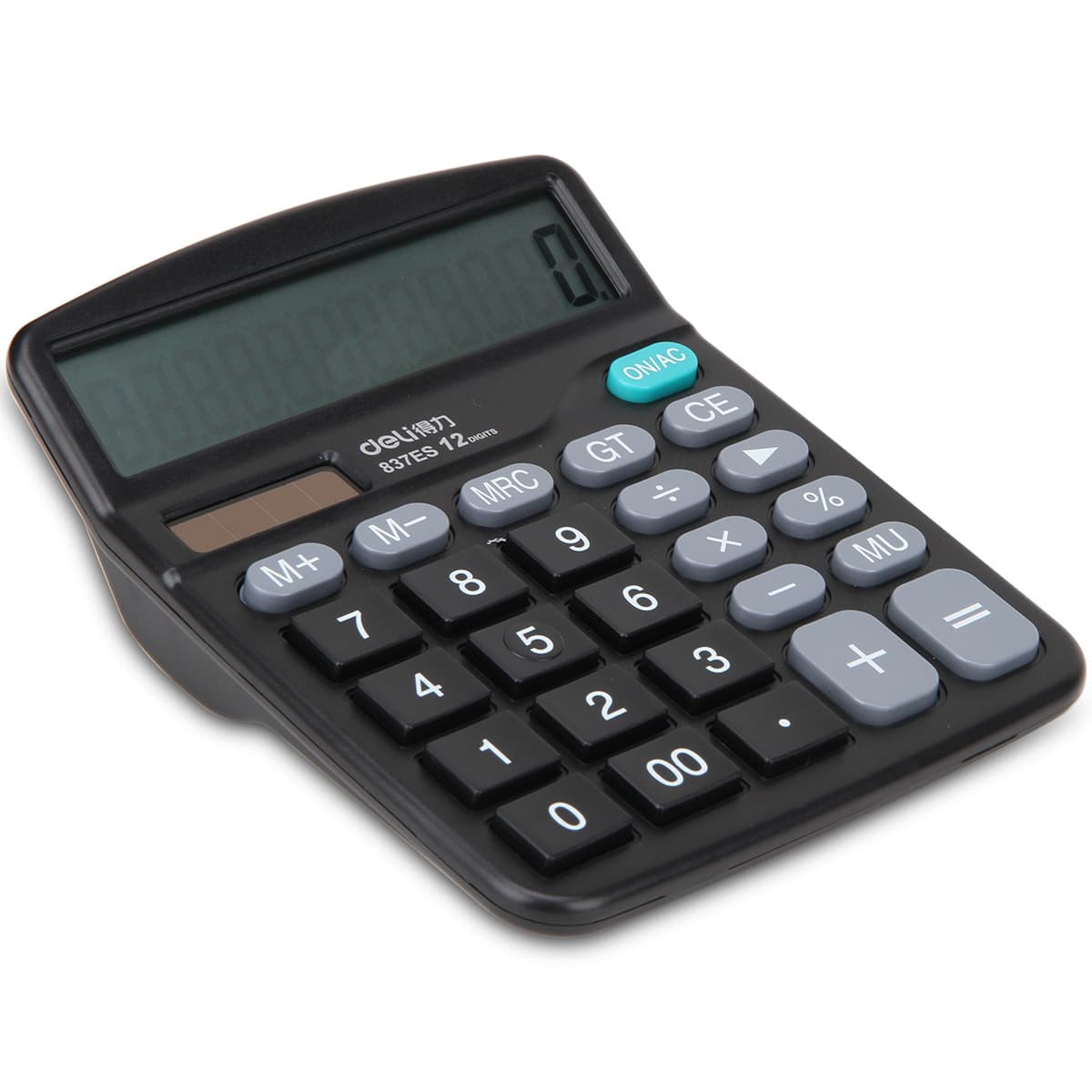 Deli 837ES Calculator 12-Digit Dual Power (Solar & Battery) Office Financial 4