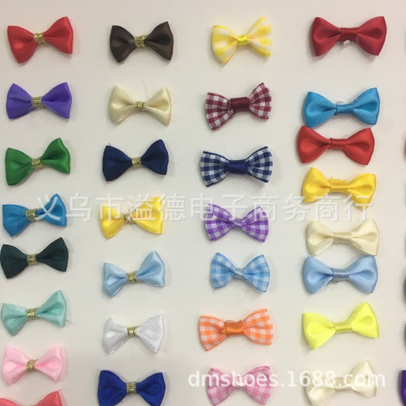 Doll with bow, bow tie, materials set, pack, accessory, polyester, DIY 3