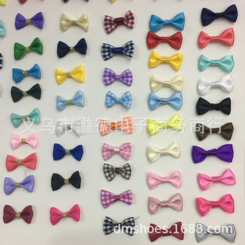 Doll with bow, bow tie, materials set, pack, accessory, polyester, DIY 5