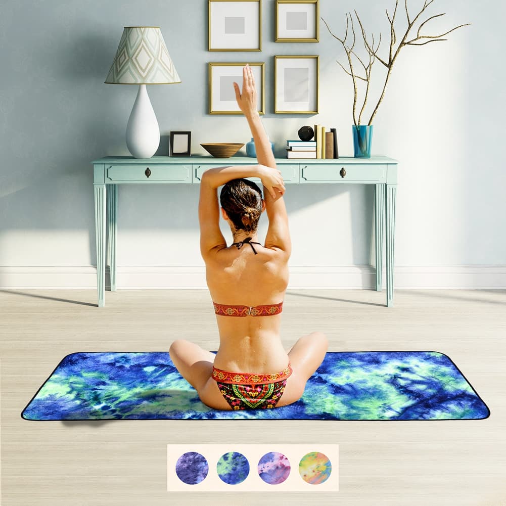 (Cross-border trading), non-slip towel for yoga, sports foldable yoga mat 1