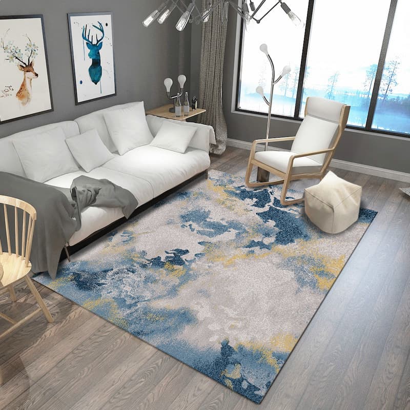 Modern carpet for home use for living room, simple and elegant design, 3D 2