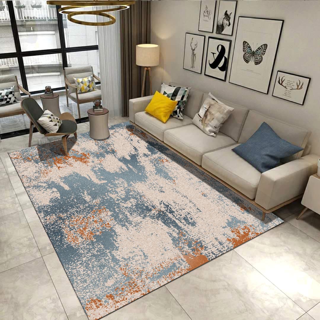Modern carpet for home use for living room, simple and elegant design, 3D 1