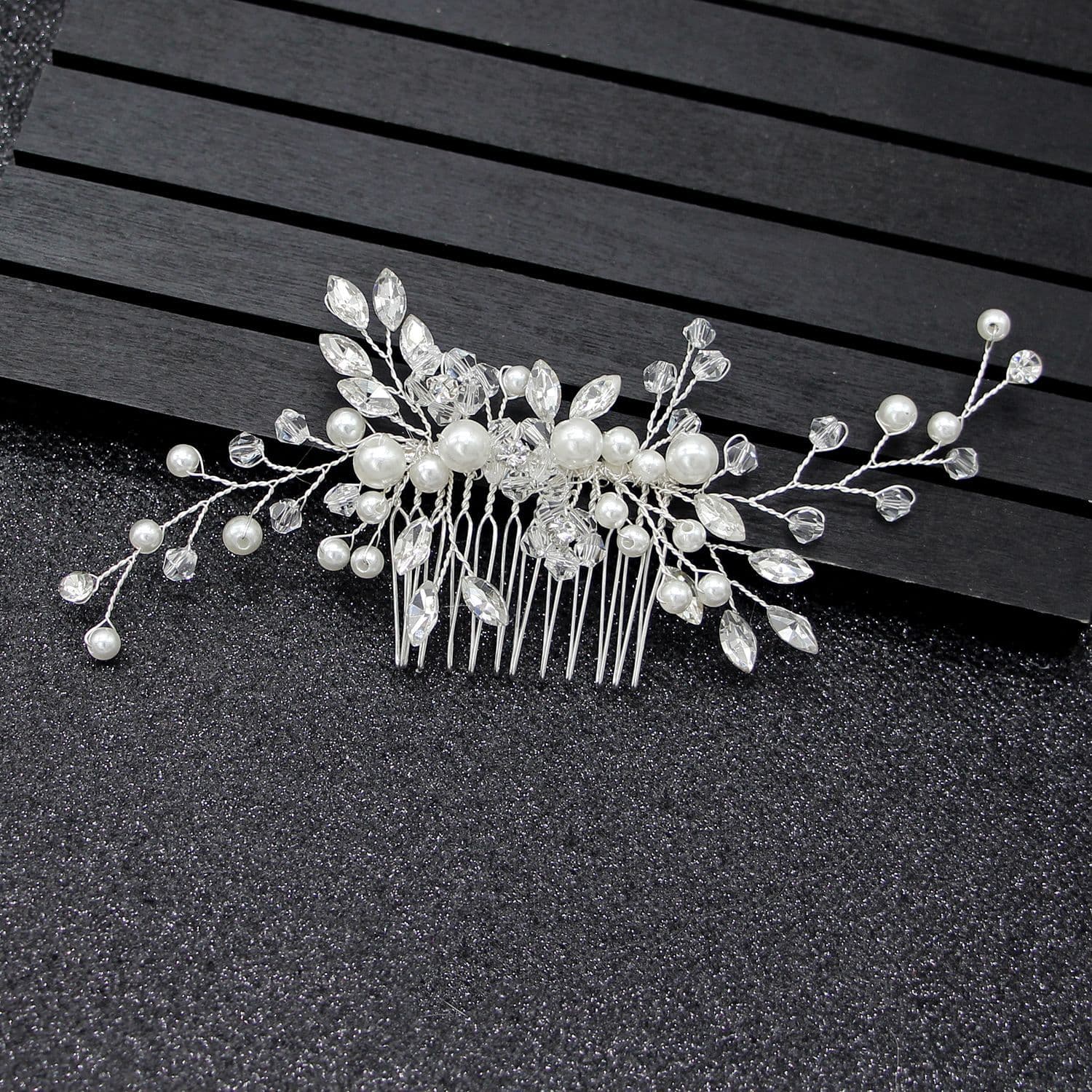 (Cross-border trading), (Wholesale), white hair accessory pearl, hairgrip for bride, European style