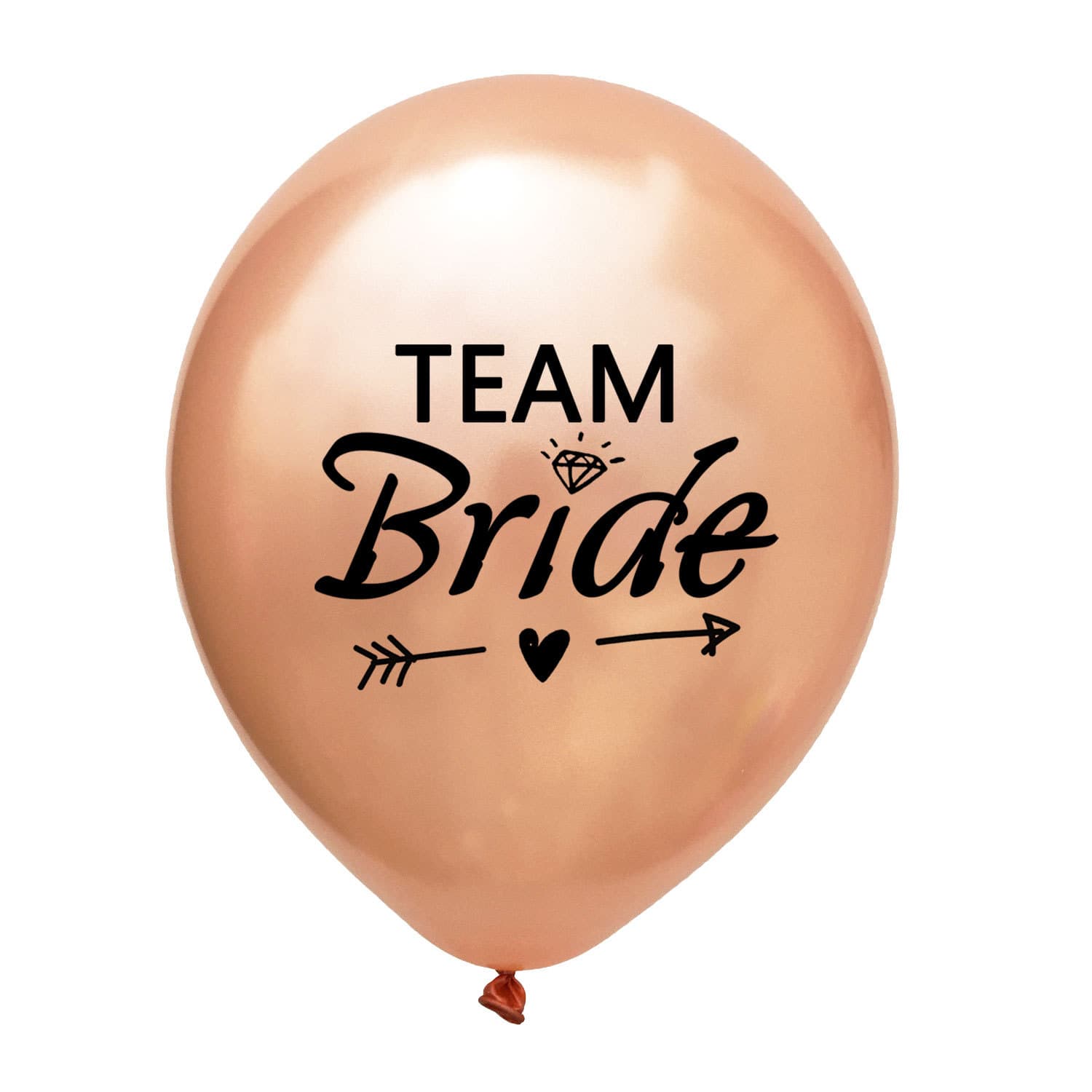 Rose Gold BRIDE To BE latex balloon 12 -inch bride party single party hen party decoration 5