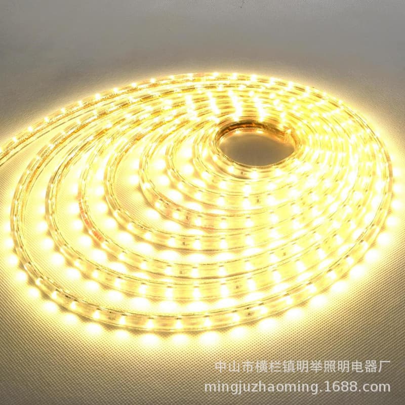Rainbow tube lamp with beautiful light resistance LED round second -line neon tube outdoor decorative light bar fans fans lighting 4