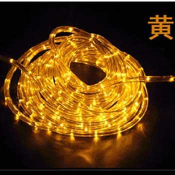Rainbow tube lamp with beautiful light resistance LED round second -line neon tube outdoor decorative light bar fans fans lighting 8