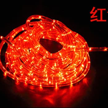 Rainbow tube lamp with beautiful light resistance LED round second -line neon tube outdoor decorative light bar fans fans lighting 9