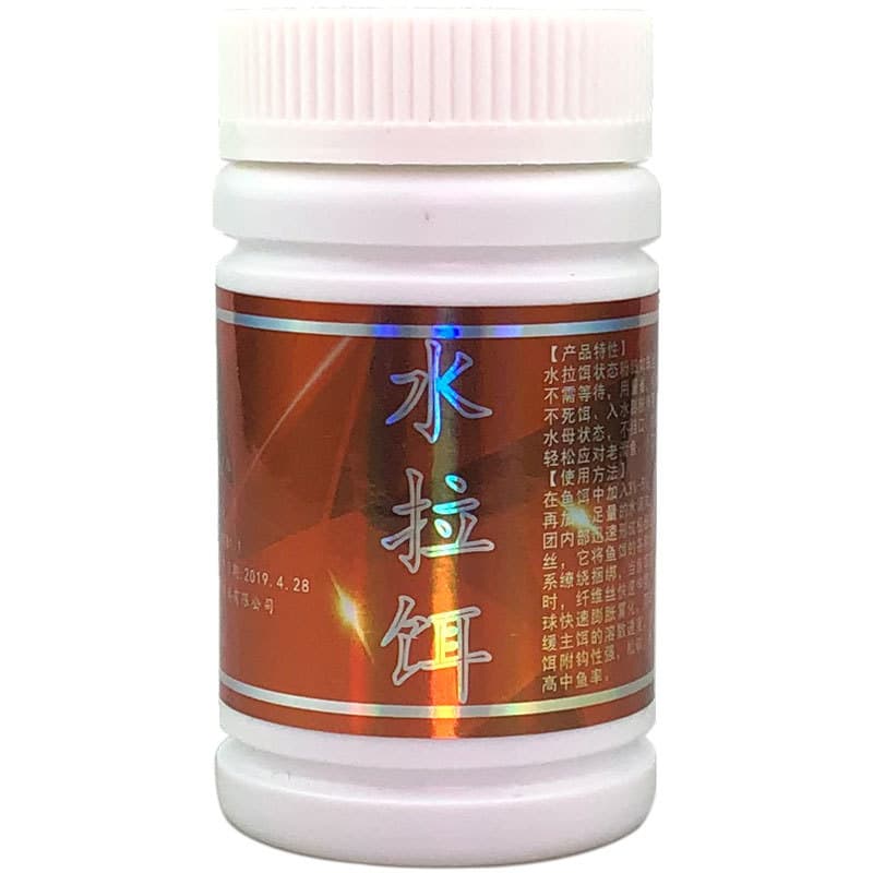 Water -pulling bait bait field fishing black pit silk king Latta powder jellyfish noodles master red worm partner fishing bait 5