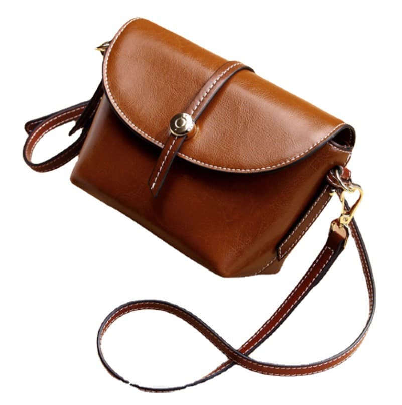 South Korean goods, shoulder bag, one-shoulder bag, genuine leather 5