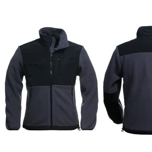 Men's fleece jacket Mens Denali Fleece Jacket Men's jacket can be fixed*system logo 3