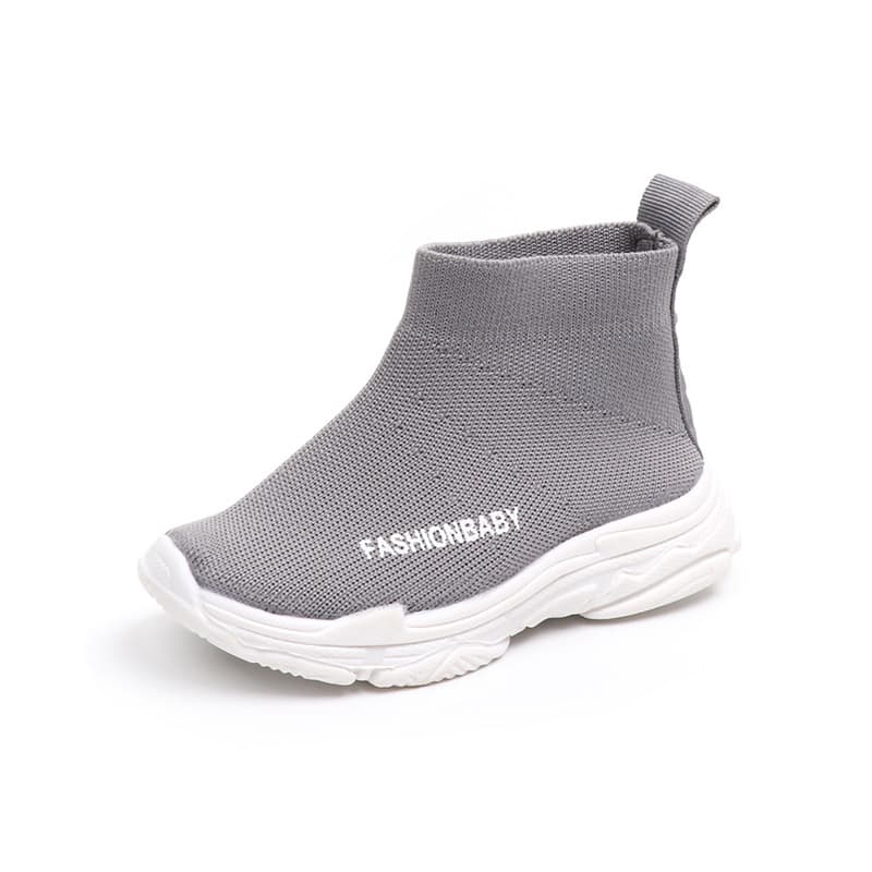 Autumn children's socks, comfortable footwear for boys, breathable elastic sneakers, Korean style, made with flyknit technology 5
